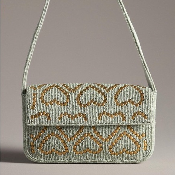Anthropologie Fiona Bag Maeve hearts new - Picture 1 of 7